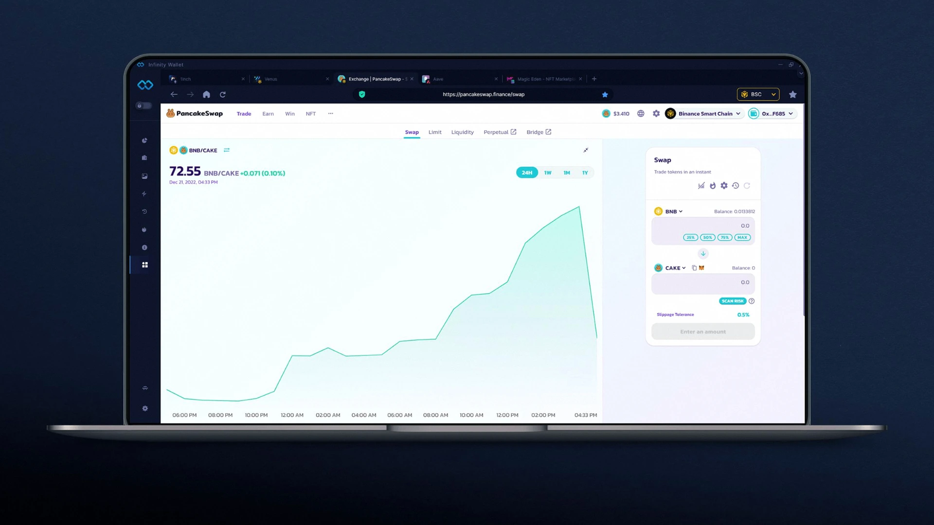 Web3 Browser — Infinity Wallet crypto wallet feature